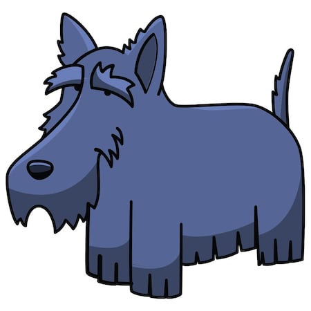 Signmission Scottish Terrier Dog Decal, Dog Lover Decor Vinyl Sticker D-12-Scottish Terrier